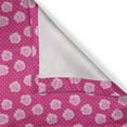 thumbnail image 5 of Ambesonne Hot Pink Grommet Curtain, Vintage Roses Love Dot, 50" x 72", Hot Pink Pale Pink White, 5 of 6