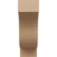 thumbnail image 2 of 9"W x 18"D x 27"H Classic Newport Rough Cedar Woodgrain TimberThane Corbel, Primed Tan, 2 of 6