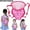 Pink, variant on Happy Valley Workshop Doll Carrier Doll Backpack Carrier for American Dolls 15 Inch to 18 Inch Dolls, Pink