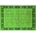 thumbnail image 1 of Ahgly Company Indoor Rectangle Oriental Green Industrial Area Rugs, 2' x 3', 1 of 4