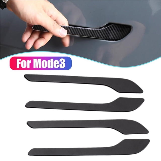 Kenally 4Pcs Car Door Handle ABS Modification Decals Wraps Multifunctional Styling Sticker Vehicle Decoration Automobile Tools Automoción decorativa y accesorios Numero 5 Kenally VI012082-05
