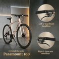 thumbnail image 3 of 5Seconds PARAMOUNT 100 Hybrid Bicycle, Lightweight Aluminum Frame 21- Speed Bike with Trigger Shifters, and Mechanical Disc Brakes - Metallic Beige, 3 of 6