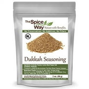 The Spice Way Dukkah Spice Blend - Traditional Egyptian Dukkah Seasoning Blend. No Additives, No Preservatives, No Fillers, Just Spices and Herbs We Grow, Dry and Blend In Our Farm. Resealable Bag 2 o
