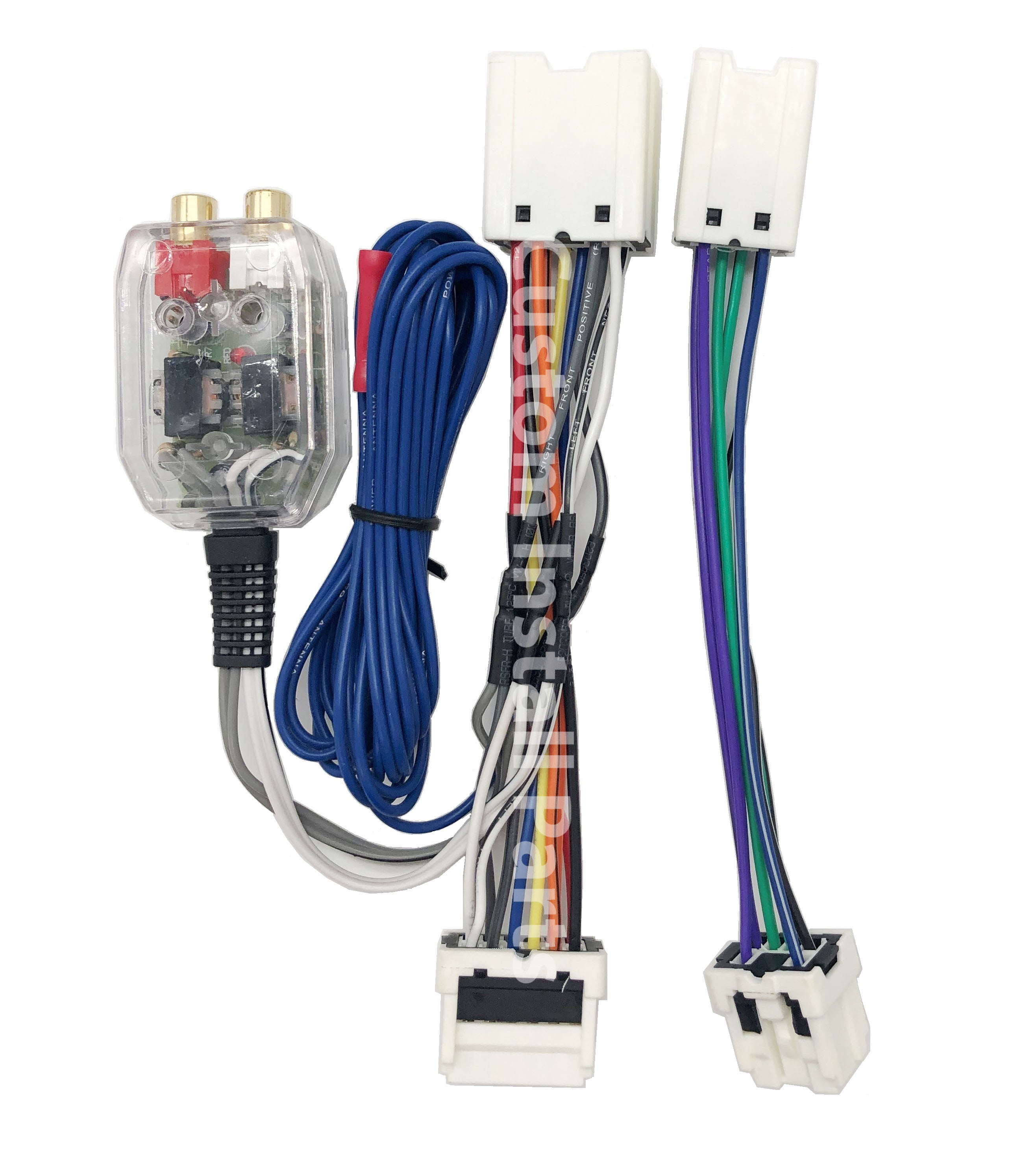 CONVERTITORE IMPEDENZA AUTO 2 Canali Bassa-Alta Uscita Altoparlante