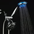 thumbnail image 3 of DreamSpa? All-Chrome 3-way LED Twin Shower System with Air Jet LED Turbo Pressure-Boost Nozzle Technology, 3 of 4