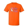 thumbnail image 2 of In October We Wear Pink Awareness Men's Graphic T-Shirt, Orange, X-Large, 2 of 3
