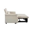 thumbnail image 4 of Ucloveria 55" Velvet Convertible Loveseat Sleeper Sofa Couch w/ 2 Lumbar Pillows, Adjustable Pull-Out Bed and Removable Armrest, 4 of 8