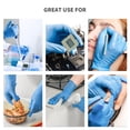 thumbnail image 2 of Guantes desechables de nitrilo Daddy's Choice, azules, medianos, 100 unidades, 2 of 8