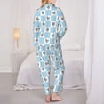 thumbnail image 6 of Wukai Funny Chicken Print Women's Pajama Set - Soft Long Sleeve Sleepwear for Comfort and Style-X-Large, 6 of 9