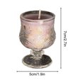 thumbnail image 3 of DELESYS Low Temperature Candles Wine Cup Shaped In The Dark Scented Candles Low Heat Romantic Wax Play Candles Body Safe Low Temp Drip Candles Massage Soy Candles, 3 of 4
