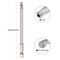 thumbnail image 2 of Uxcell 5Pcs Security Torx Bit 1/4" Hex Shank 4" Long Drill Bits T27 Torx Star S2 Steel Tamper Resistant Screwdriver Bit, 2 of 6