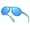 Blue, variant on Toddler Baby Aviator Sunglasses for Boys Girls Kids Age 0-4 Shatterproof Rubberized Frame UV400