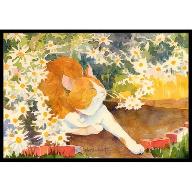Carolines Treasures 6030MAT Tapis pour Chat Intérieur Ou Extérieur - 18 x 27 Po.