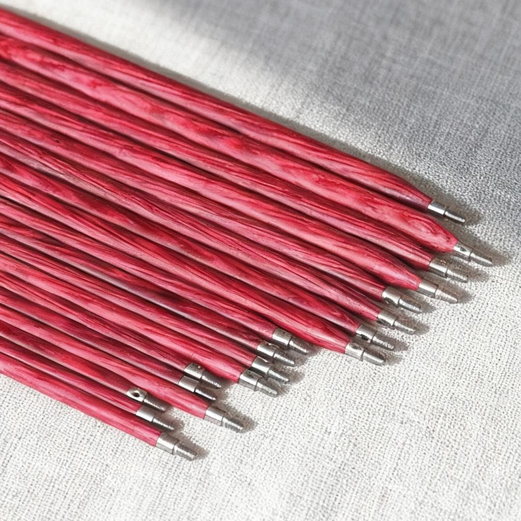 Artistics Multicolor Wooden Circular Knitting Needle Ergonomic Detachable Set For Knitting Craft