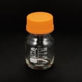 thumbnail image 3 of Unique Bargains 100mL Clear Reagent Media Graduated Borosilicate Glass Storage Bottle Yellow Cap, 3 of 5