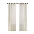 thumbnail image 7 of Eclipse Liberty Light Filtering Window Curtain 52 Inches Wide x 108 Inches Long, Single Window Curtain Panel, Grommet, Ivory, 7 of 7