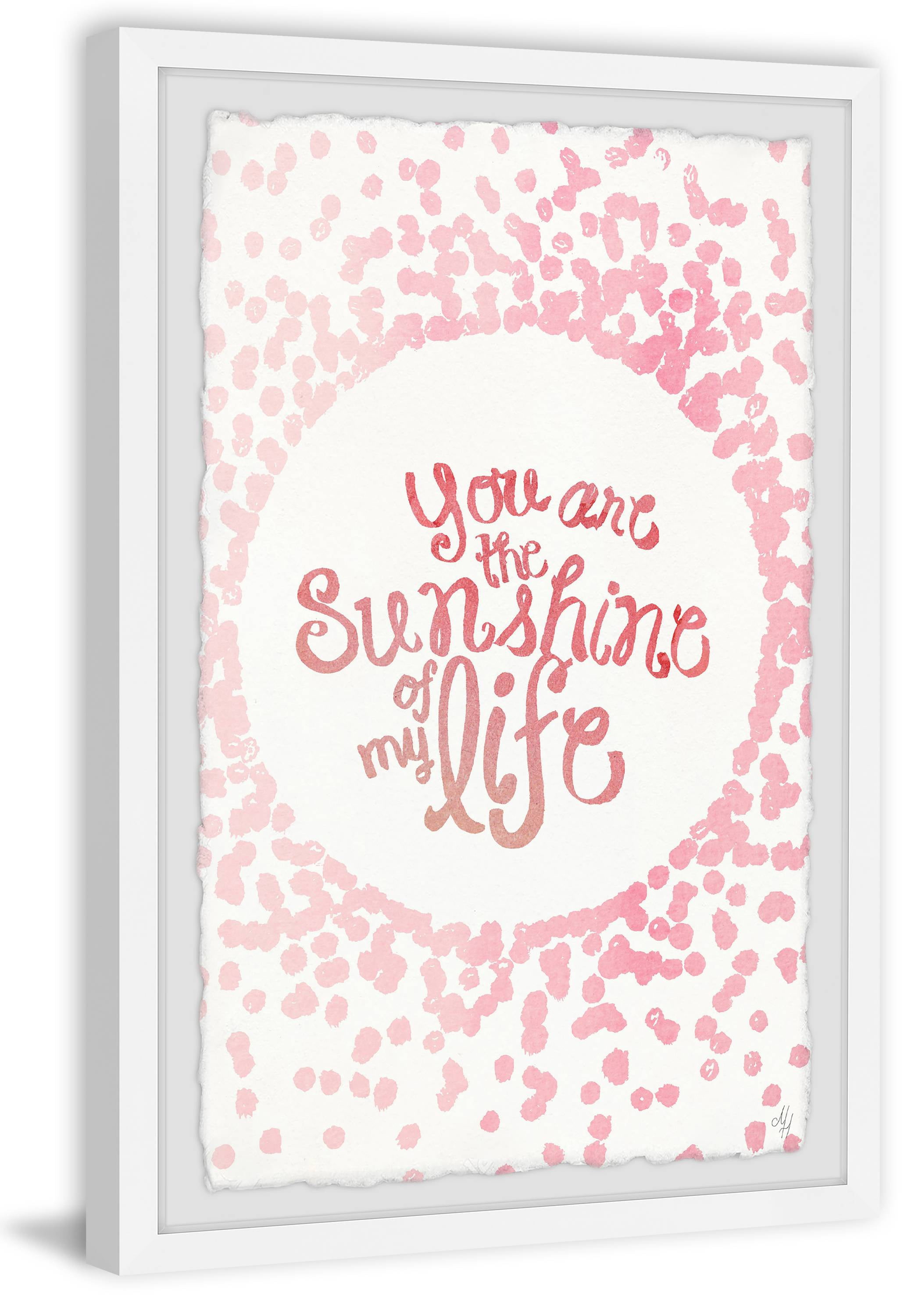 Marmont Hill Sunshine of My Life Framed Wall Art
