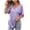 Purple, variant on Womens Oversized Hoodies Lightweight Half Sleeve Casual Tunic Top Loose Fit Curved Hem Spring Pullover Everyday Wear