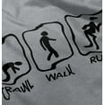 thumbnail image 5 of Crawl Walk Run Athletic Toddler Boy Girl T Shirt Infant Toddler Brisco Brands 18M, 5 of 6