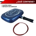 thumbnail image 5 of Sartén doble RD Royal Cook Azul de granito 1 pz, 5 of 5