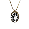 thumbnail image 1 of Collar Colgante Vintage de bronce antiguo Constelación de Virgo Unbranded M 4.0 cm x 3.0 cm 50 cm, 1 of 3