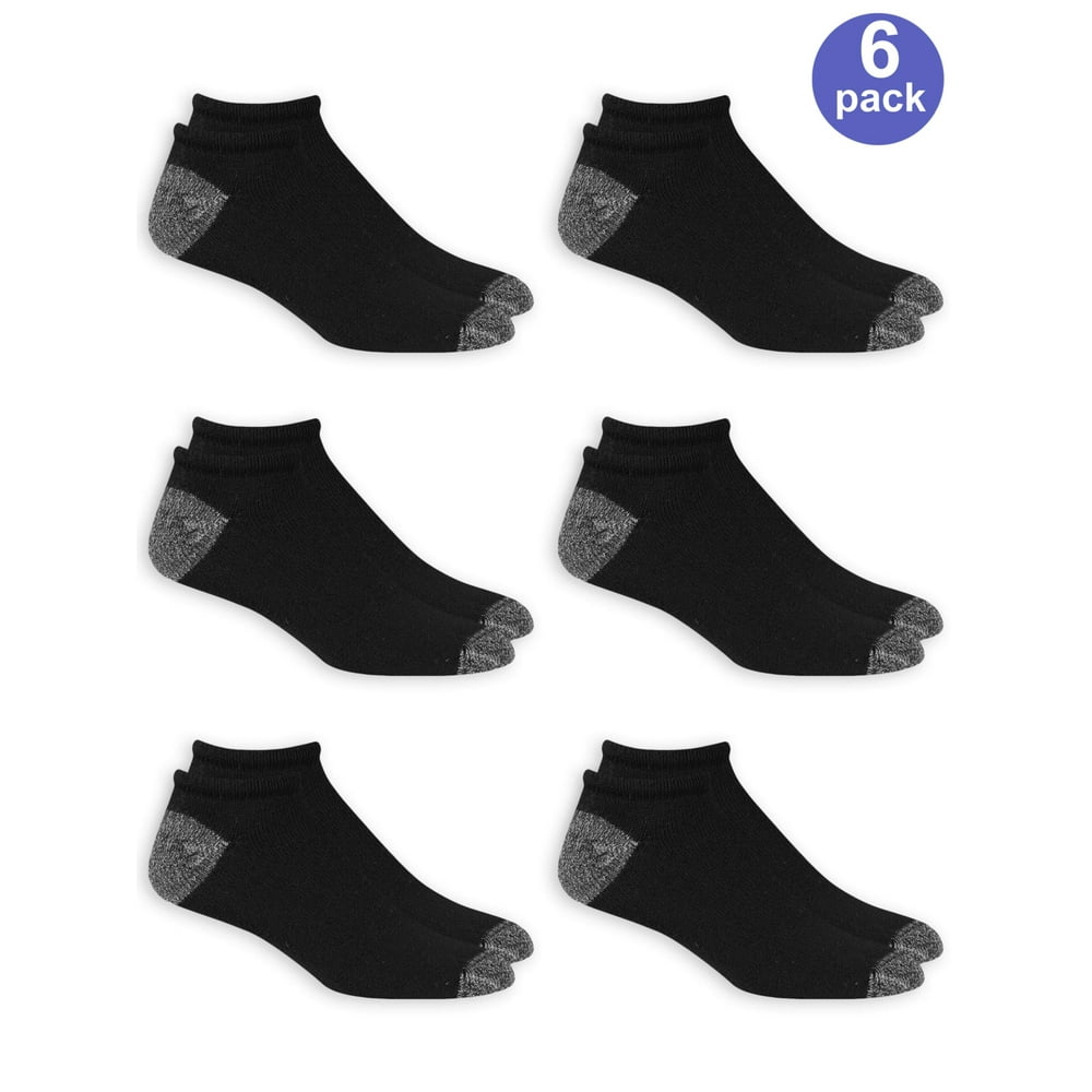 Athletic Works Men's No Show Socks 6 Pack