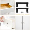 thumbnail image 5 of MRLESS 2pcs Aluminum Alloy Door Pull Handles Barn Door Handle Pull Sliding Barn Door Handle For Cabinet Closet Drawer Sliding Door, 5 of 6