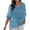 Z24-Blue, variant on Boho Tops for Women Long Sleeve Cotton Linen Raglan Teacher Tops Stretch Blouses Dressy Casual Vacation Clothes, Khaki,XXXL
