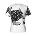 thumbnail image 3 of Naloa Family Of Sea Turtles Men's T-Shirt Sport T-shirt Men's Basic Tee Casual Men's Shirt, Round Neck, Short Sleeves - 3X-Large, 3 of 5