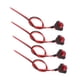 thumbnail image 1 of Luces de remolque LED para camiones Unique Bargains 12V, luces de marcador redondas de plástico impermeables rojas, 4 piezas, 1 of 7