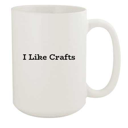 

I Like Crafts - 15oz Ceramic White Coffee Mug