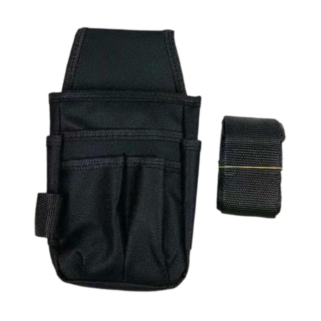 Bolsa organizadora para guardar herramientas en el cinturón de cintura. Bolsa para herramientas de jardín. Negro