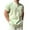 White, variant on ZRGHAOYLQ Mens Cotton Linen Henley Shirts Big and Tall Solid Shirts Comfy Short Sleeve Button Up T Shirt Comfy Casual Shirt with Pockets