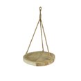 thumbnail image 1 of Primitive Country Wooden Log Slice and Jute Rope Hanging Plant Stand, 1 of 5