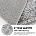 thumbnail image 3 of Alfombra para pasillo Kuta Oriental, lavable, 80 x 365 cm, color gris, 3 of 5