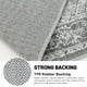 thumbnail image 3 of Alfombra para pasillo Kuta Oriental, lavable, 80 x 365 cm, color gris, 3 of 5