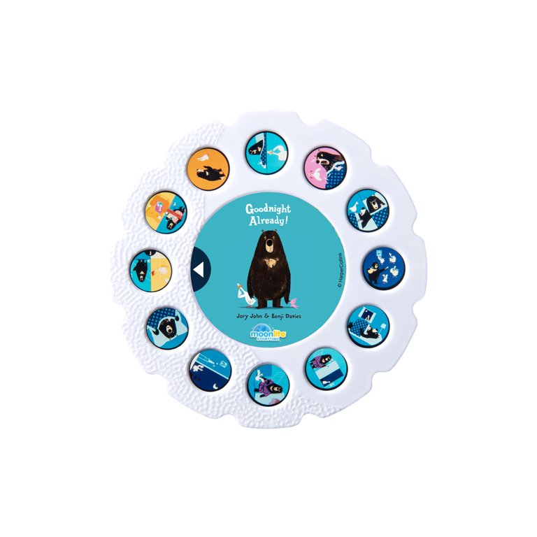 Moonlite Storytime Storybook Reel - Digital Projector For Kids With Sound Effects, Interactive Reading Fun