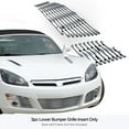 thumbnail image 3 of APS Compatible with Saturn Sky 2007-2009 Red Line Lower Bumper Chrome Billet Front Grill Grille Insert S67620A, 3 of 7