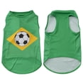 thumbnail image 2 of Dog Jersey - Breathable Mesh Puppy Football Jersey - Lightweight Stretch Sporty Dog Clothes - Summer Shirts for Small Dogs - Soccer Jersey for Dogs - Sportswear Pet Clothes, 2 of 5