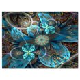 thumbnail image 2 of Design Art - Fractal Blue Flowers, 2 of 3