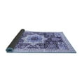 thumbnail image 2 of Ahgly Company Indoor Rectangle Abstract Blue Modern Area Rugs, 4' x 6', 2 of 4