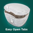 thumbnail image 3 of Easy Open Denture Bath & Case, with Strainer Basket for Soaking, Cleaning, and Storage, Two Pack (Marble & Copper), 3 of 6