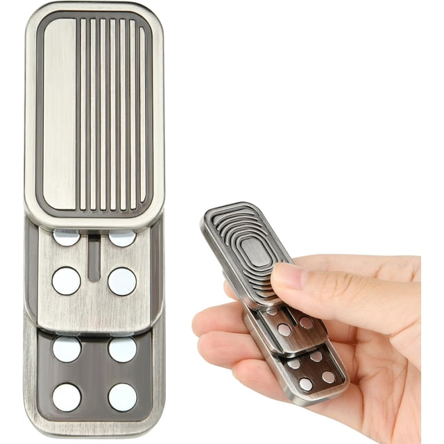 Metal Fidget Slider Toy, EDC Fidget Toy for Adults, Stress Relief for Anxiety