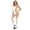 845#White, variant on Fishnet Bodysuit Mesh Bodystocking Sexy Lingerie For Women Lace Babydoll Bodysuit Tight Nightwear