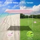 thumbnail image 4 of Toldo para carpa de playa BEW, 3 x 3 m, protección UV UPF 50+, rosa, 4 of 7