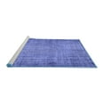 thumbnail image 2 of Ahgly Company Machine Washable Indoor Rectangle Abstract Blue Contemporary Area Rugs, 5' x 8', 2 of 4