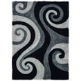 thumbnail image 5 of United Weavers of America Veria Cissa Shag Swirl Shag Contemporary Area Rugs, Black, 5 of 5