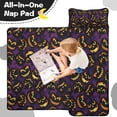 thumbnail image 4 of Jack Olantern Halloween Pattern Toddler Nap Mats for Kids Preschool,50"x20" Sleeping Mat Bag or Kids,Toddler Sleeping Bag,Toddler Nap Mat or Daycare, 4 of 6