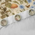 thumbnail image 4 of Homewish Cute Mushroom Curtains Pack of 2 (42x84 Each),Rustic Daisy Flower Curtains Blackout,Brown Red Bedroom Curtains For Adults,Microfiber Bedroom Decor, 4 of 6