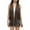 Dark brown 38#Dark brown, variant on Women's Fringe Vest 70s Hippie Sleeveless Tassel Long Cardigan Jacket Cowgirl Western Tops